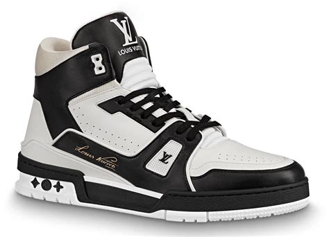 louis vuitton men's black and white trainers|marble louis vuitton trainers.